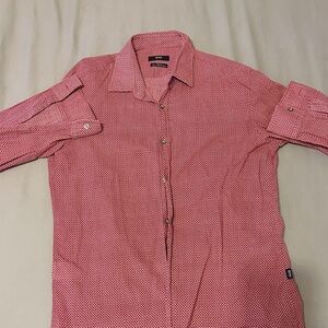 Boss Red Geometric Casual Shirt